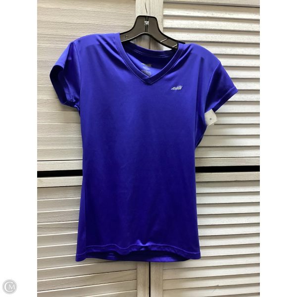 Athletic Top Short Sleeve By Avia In Blue, Size: S Online Hot Sale