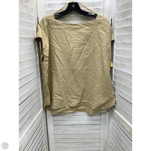Top Sleeveless By Ann Taylor In Tan, Size: Xl Discount
