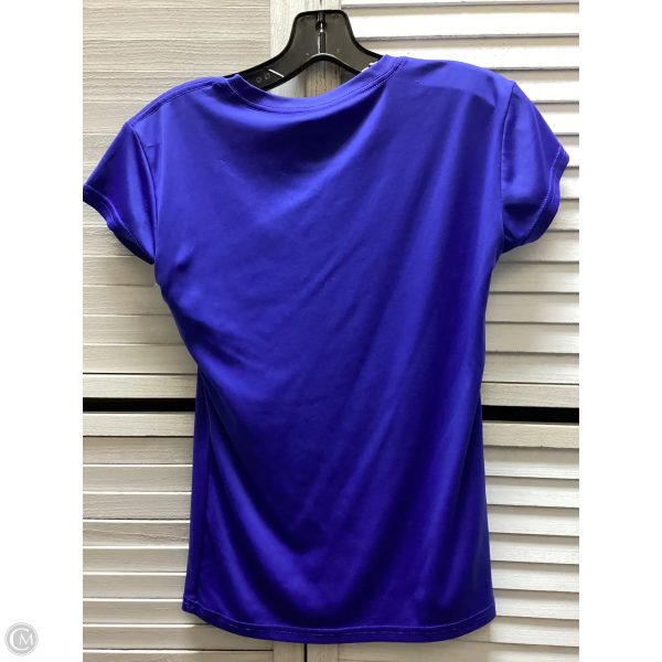 Athletic Top Short Sleeve By Avia In Blue, Size: S Online Hot Sale - Image 2