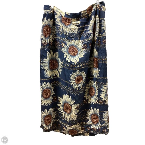 Skirt Midi By Rena Rowan In Floral Print, Size: Xl For Sale