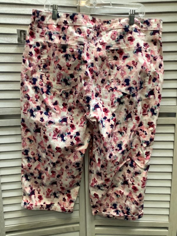 Multi-colored Capris Gloria Vanderbilt, Size 2x on Sale - Image 2