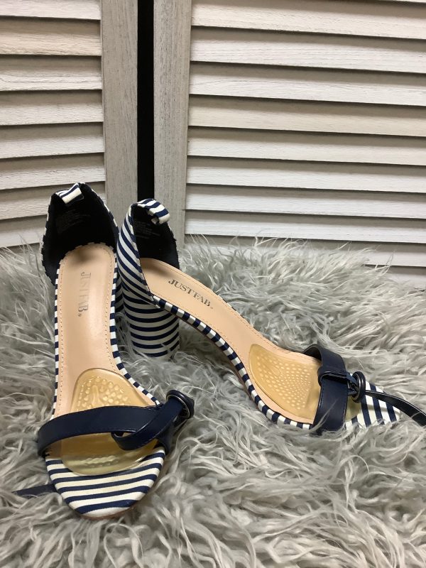Sandals Heels Block By Just Fab  Size: 7.5 Supply - Image 2