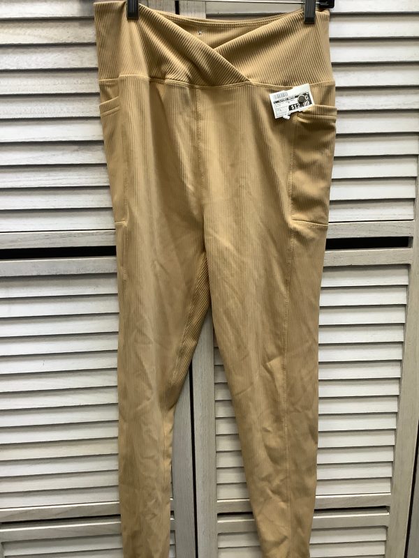 Athletic Leggings By Clothes Mentor In Beige, Size: L Online Sale