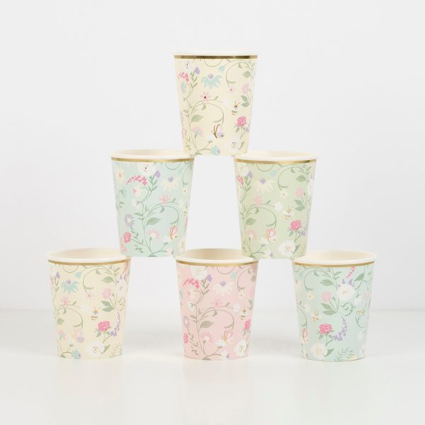 Meri Meri x Ladurée Paris Floral Cups (x 8) Discount
